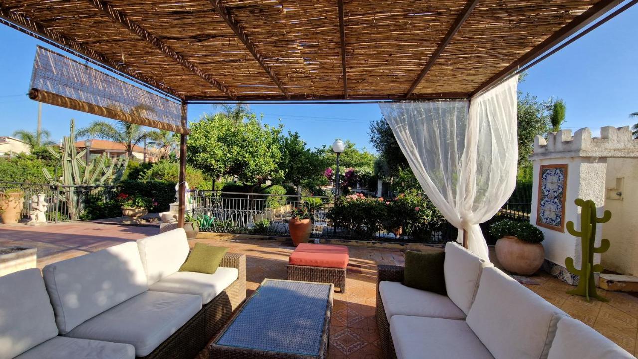 Villa Sicels - Agnone Beach - Syracuse Аньоне-Баньи Экстерьер фото
